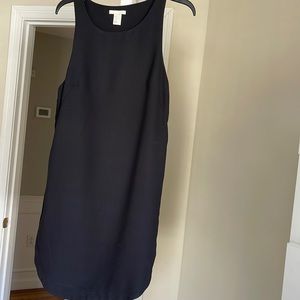 Black silk dress